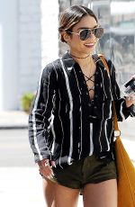 VANESSA HUDGENS Out for Ice Coffee in West Hollywood 09/15/2016