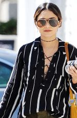 VANESSA HUDGENS Out for Ice Coffee in West Hollywood 09/15/2016