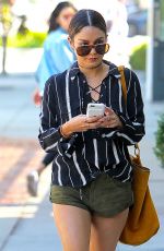 VANESSA HUDGENS Out for Ice Coffee in West Hollywood 09/15/2016