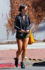 VANESSA HUDGENS Out for Ice Coffee in West Hollywood 09/15/2016