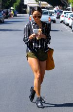 VANESSA HUDGENS Out for Ice Coffee in West Hollywood 09/15/2016