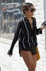 VANESSA HUDGENS Out for Ice Coffee in West Hollywood 09/15/2016