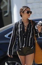 VANESSA HUDGENS Out for Ice Coffee in West Hollywood 09/15/2016