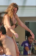 VICKY PATTISON in Bikini at a Pool Party in Ibiza 09/22/2016