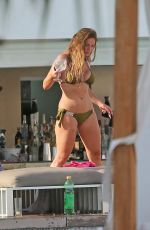 VICKY PATTISON in Bikini at a Pool Party in Ibiza 09/22/2016