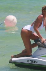VICKY XIPOLITAKIS in Swimsuit at a Beach in Miami 09/19/2016