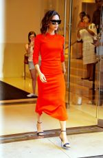 VICTORIA BECKHAM Leaves Her Hotel in New York 09/12/2016