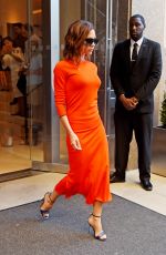 VICTORIA BECKHAM Leaves Her Hotel in New York 09/12/2016