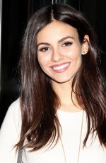 VICTORIA JUSTICE Arrives Back to Her Hotel in New York 09/26/2016