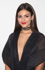 VICTORIA JUSTICE at Pamella Roland Fashion Show in New York 09/09/2016
