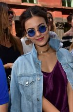 VICTORIA JUSTICE at Rebecca Minkoff Fashion Show at New York Fashion Week 09/10/2016