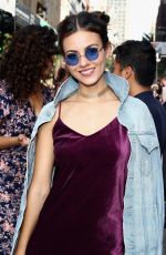 VICTORIA JUSTICE at Rebecca Minkoff Fashion Show at New York Fashion Week 09/10/2016