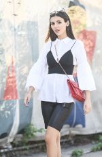 VICTORIA JUSTICE on the Set of a Photoshoot in New York 09/12/2016