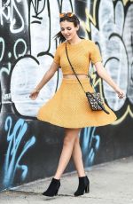 VICTORIA JUSTICE on the Set of a Photoshoot in New York 09/12/2016