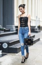 VICTORIA JUSTICE on the Set of a Photoshoot in New York 09/12/2016