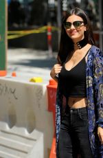 VICTORIA JUSTICE Out Shopping in New York 09/09/2016