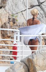 VICTORIA SILVSTEDT in Bikini at Pool of Eden Roc Hotel 09/04/2016