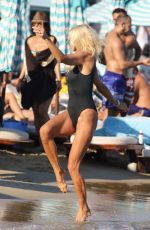 VICTORIA SILVSTEDT in Swimsuit onthe Beach in Mykonos 09/10/2016