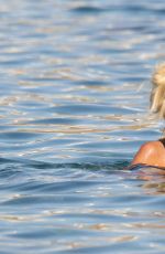 VICTORIA SILVSTEDT in Swimsuit onthe Beach in Mykonos 09/10/2016