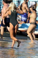 VICTORIA SILVSTEDT in Swimsuit onthe Beach in Mykonos 09/10/2016