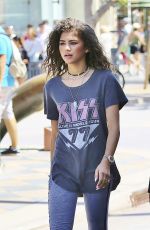 ZENDAYA COLEMAN Out and About in Los Angeles 09/03/2016