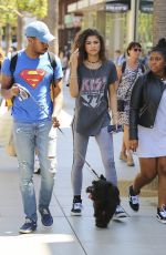 ZENDAYA COLEMAN Out and About in Los Angeles 09/03/2016