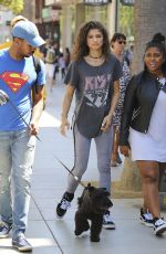 ZENDAYA COLEMAN Out and About in Los Angeles 09/03/2016