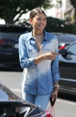 ZENDAYA COLEMAN Out Shopping in West Hollywood 09/02/2016