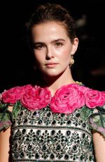 ZOEY DEUTCH at Dolce & Gabbana Fashion Show at Milan Fashion Week 09/25/2016