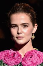 ZOEY DEUTCH at Dolce & Gabbana Fashion Show at Milan Fashion Week 09/25/2016