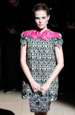 ZOEY DEUTCH at Dolce & Gabbana Fashion Show at Milan Fashion Week 09/25/2016
