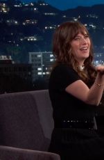 ZOOEY DESCHANEL at Jimmy Kimmel Live 08/31/2016