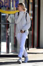 ABBY CHAMPION Leaves Cryozone Cryo-therapy in Santa Monica 10/06/2016