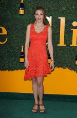 AIMEE TEEGARDEN at Veuve Clicquot Polo Classic in Los Angeles 10/15/2016