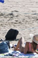 ALESSANDRA AMBROSIO in Bikini at a Beach in Malibu 10/23/2016