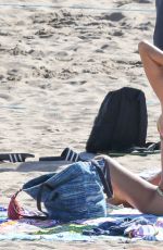 ALESSANDRA AMBROSIO in Bikini at a Beach in Malibu 10/23/2016