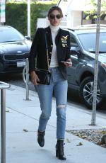 ALESSANDRA AMBROSIO in Jeans Out in West Hollywood 10/13/2016