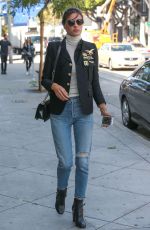ALESSANDRA AMBROSIO in Jeans Out in West Hollywood 10/13/2016