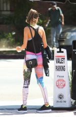 ALESSANDRA AMBROSIO in Tights Out in Brentwood 10/04/2016