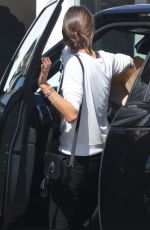ALESSANDRA AMBROSIO Leaves Butcher