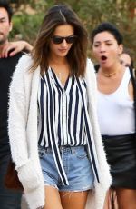 ALESSANDRA AMBROSIO Leaves Nobu in Malibu 10/09/2016