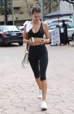 ALESSANDRA AMBROSIO Leaves Tracy Anderson Gym in Brentwood 10/23/2016