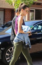 ALESSANDRA AMBROSIO Out and About in Los Angeles 10/18/2016