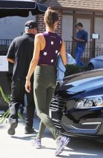 ALESSANDRA AMBROSIO Out and About in Los Angeles 10/18/2016