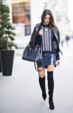 ALESSANDRA AMBROSIO Out and About in Paris 10/02/2016