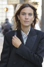 ALEXA CHUNG Out for Shopping in Paris 10/05/2016