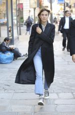 ALEXA CHUNG Out for Shopping in Paris 10/05/2016