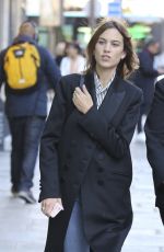ALEXA CHUNG Out for Shopping in Paris 10/05/2016