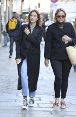 ALEXA CHUNG Out for Shopping in Paris 10/05/2016