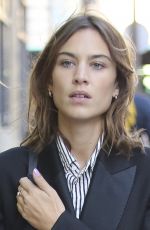 ALEXA CHUNG Out for Shopping in Paris 10/05/2016